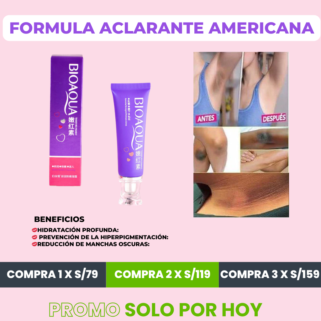 FORMULA ACLARANTE AMERICANA | ENVIO GRATIS